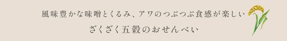 味噌とくるみのおせんべい